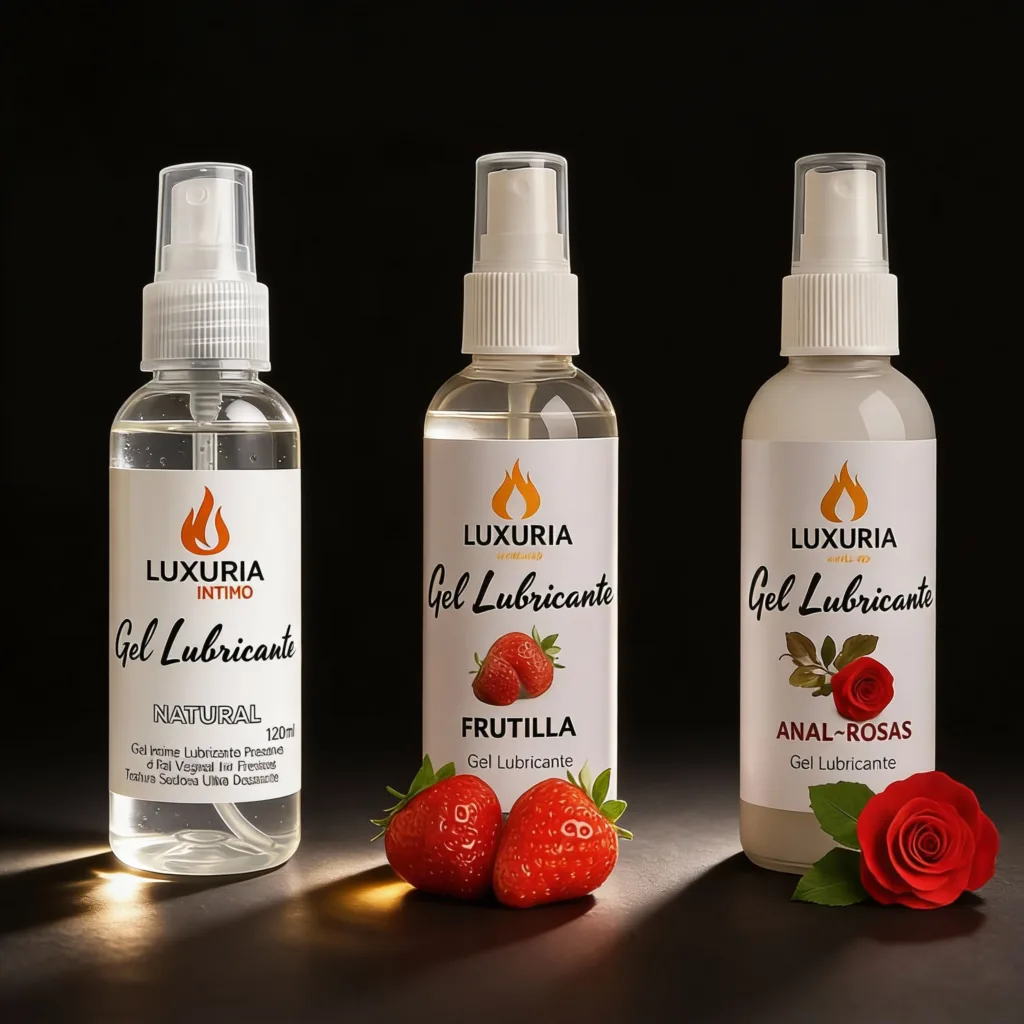 Combo Gel Lubricante Luxuria Pack x3