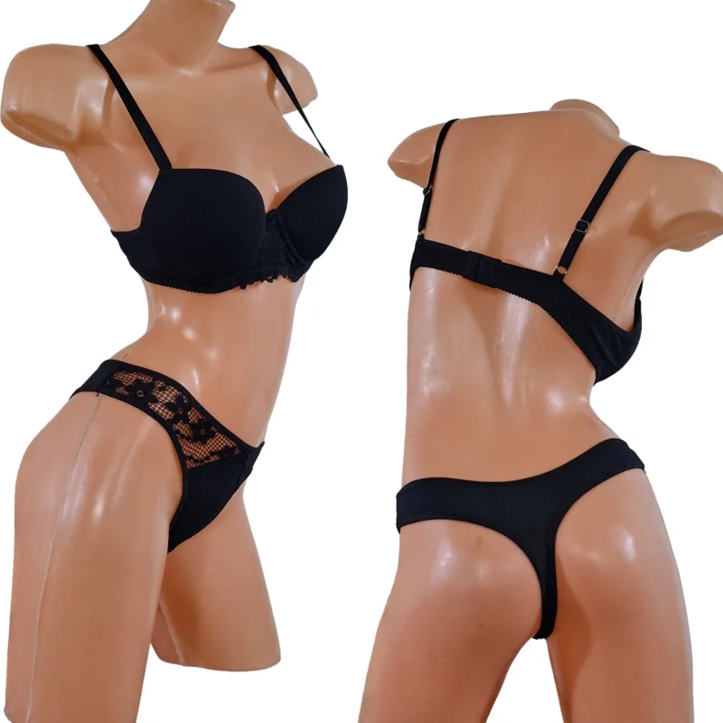 Conjunto Corpiño Taza Soft y Push Up (art 5101) Talle 85 al 100