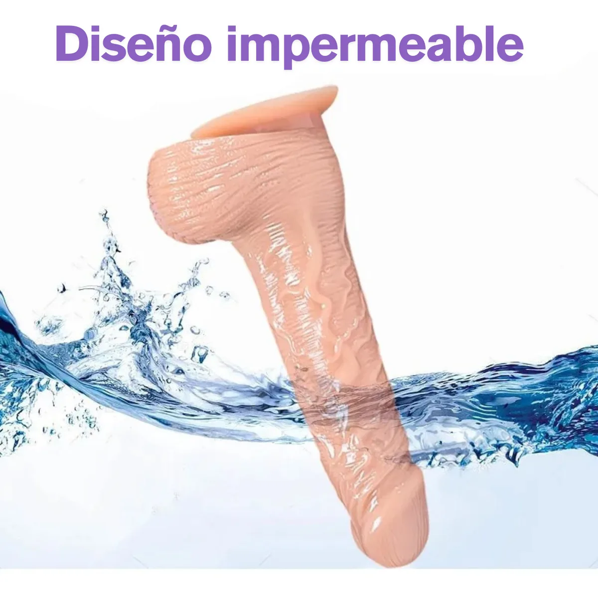 Consolador Pene vibrador con movimiento - Imagen 6