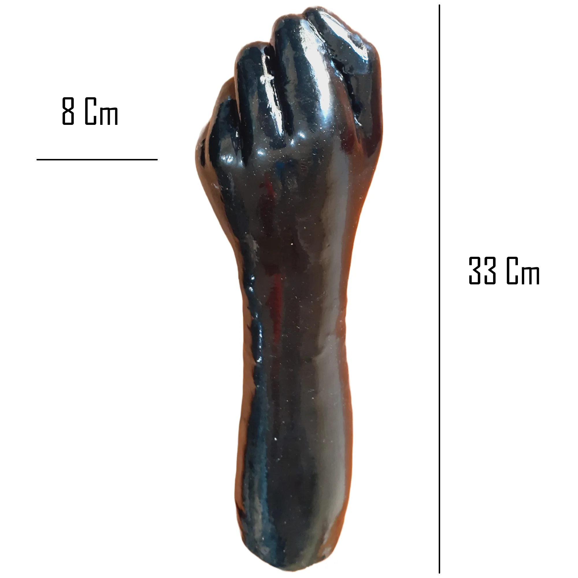 Consolador puño de silicona