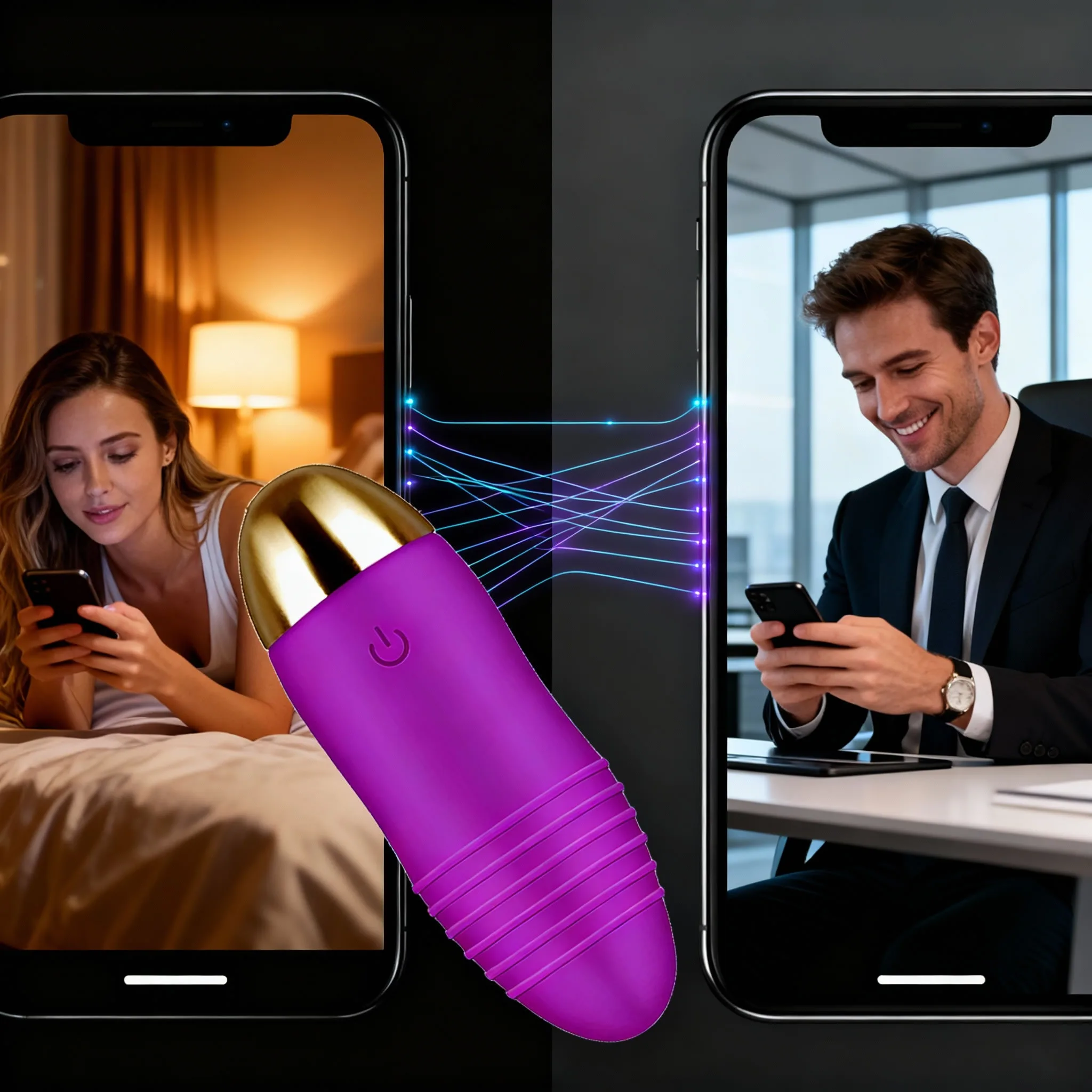 Huevo Vibrador Control A Distancia con Celular - Bluethoot: imagen 1