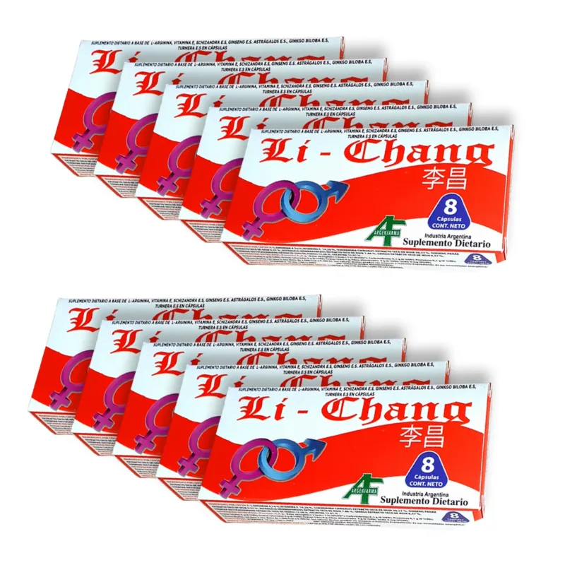 Li Chang 80 Capsulas (10x8) - Vigor Masculino