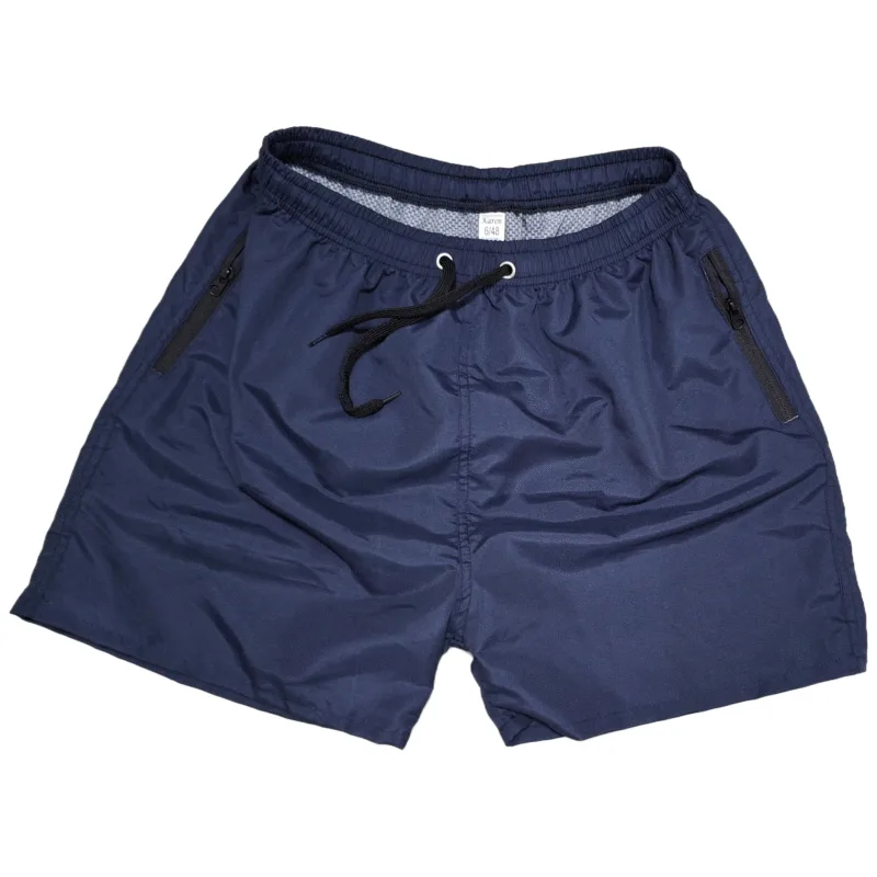 Short De Baño Bolsillo con Cierre y suspensor