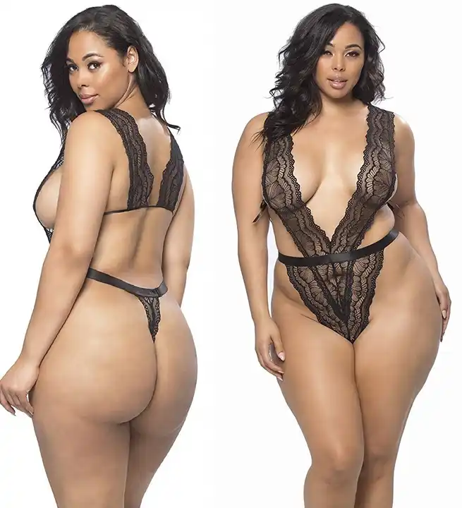 Body Puntilla Escotado (AL216) Talle 85 al 130
